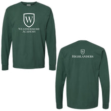 Load image into Gallery viewer, Weathermore Academy - "WA Highlanders" Adult Long Sleeve T