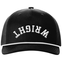 Load image into Gallery viewer, Wright Christian Academy - "Upside Down" Five Panel Trucker w/Rope