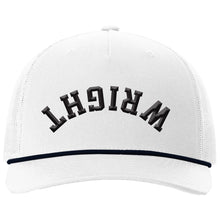 Load image into Gallery viewer, Wright Christian Academy - "Upside Down" Five Panel Trucker w/Rope