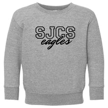 Load image into Gallery viewer, St. John Catholic School - "Tonal" Toddler Fleece Crewneck Sweatshirt