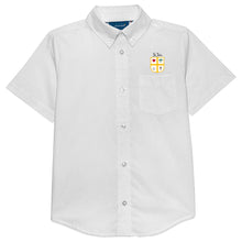 Load image into Gallery viewer, St. John Catholic School - "Crest" Boy's/Men's SS Oxford