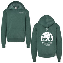 Load image into Gallery viewer, Cascia Hall Preparatory School - "Christmas Tree Lot 2025" Youth Hooded Sweatshirt