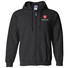 Load image into Gallery viewer, Wright Christian Academy - "Crest" Youth/Adult Full-Zip Hooded Sweatshirt