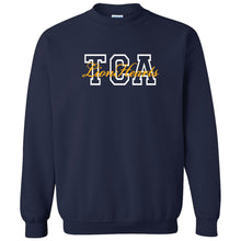 Load image into Gallery viewer, Tulsa Classical Academy - "Block" Youth/Adult Crewneck Sweatshirt
