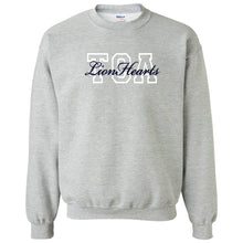 Load image into Gallery viewer, Tulsa Classical Academy - "Block" Youth/Adult Crewneck Sweatshirt