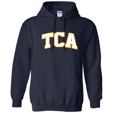 Load image into Gallery viewer, Tulsa Classical Academy - &quot;TCA&quot; Youth/Adult Hooded Sweatshirt
