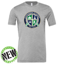 Load image into Gallery viewer, Evergreen Academy - "Crest" Youth/Adult Blended SS T