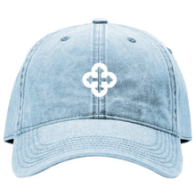 Load image into Gallery viewer, Monte Cassino - "Cross" Unstructured Snow Washed Cap