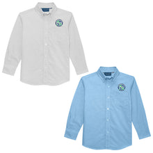 Load image into Gallery viewer, Evergreen Academy - "Crest" Toddler/Youth/Adult Unisex LS Oxford