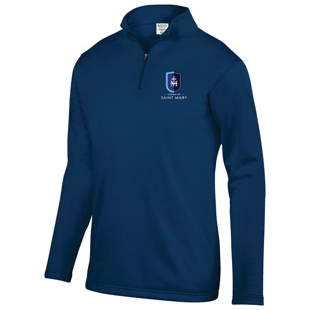 School of Saint Mary - Youth/Adult 1/4 Zip Performance Fleece Pullover
