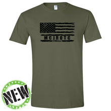 Load image into Gallery viewer, MCJROTC Bixby/Glenpool - "Distressed Flag" Adult/Unisex Fashion Soft SS T