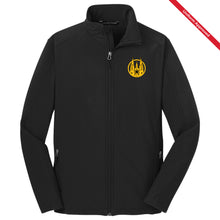 Load image into Gallery viewer, Holy Family Classical School - "Solid Crest" Youth/Adult Soft Shell Jacket