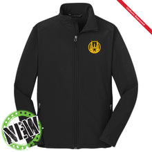 Load image into Gallery viewer, Holy Family Classical School - "Solid Crest" Youth/Adult Soft Shell Jacket