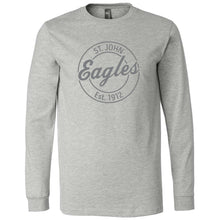 Load image into Gallery viewer, St. John Catholic School - "Monotone" Youth/Adult Fashion Blended LS T