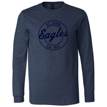 Load image into Gallery viewer, St. John Catholic School - "Monotone" Youth/Adult Fashion Blended LS T