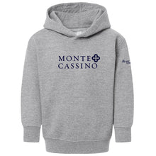 Load image into Gallery viewer, Monte Cassino - "Be A Saint" Toddler Hooded Sweatshirt