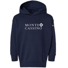 Load image into Gallery viewer, Monte Cassino - "Be A Saint" Toddler Hooded Sweatshirt