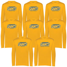 Load image into Gallery viewer, Monte Cassino Athletics - "Saints Athletics" Youth/Adult Performance LS T