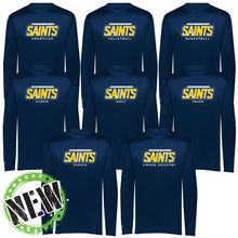 Load image into Gallery viewer, Monte Cassino Athletics - "Saints Athletics" Youth/Adult Performance LS T