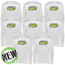 Load image into Gallery viewer, Monte Cassino Athletics - "Saints Athletics" Youth/Adult Performance LS T