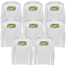 Load image into Gallery viewer, Monte Cassino Athletics - "Saints Athletics" Youth/Adult Performance LS T