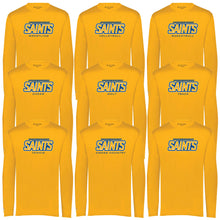 Load image into Gallery viewer, Monte Cassino Athletics - "Saints Athletics" Youth/Adult Performance LS T