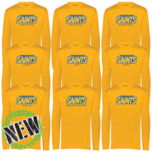 Load image into Gallery viewer, Monte Cassino Athletics - "Saints Athletics" Youth/Adult Performance LS T