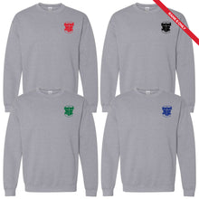 Load image into Gallery viewer, Augustine Christian Academy - "Four Royal Houses" Youth/Adult Crewneck Sweatshirt