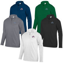 Load image into Gallery viewer, Cascia Hall Preparatory School - "CH" Youth/Adult 1/4 Zip Performance Fleece Pullover