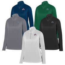 Load image into Gallery viewer, Cascia Hall Preparatory School - "CH" Ladies 1/4 Zip Performance Fleece Pullover