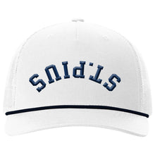 Load image into Gallery viewer, St. Pius X Catholic School - "Upside Down" Five Panel Trucker w/Rope