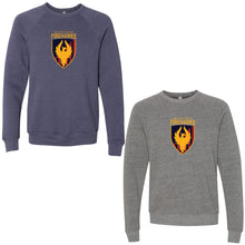 Load image into Gallery viewer, Seven Oaks Classical School - "Firehawks" Youth/Adult Crewneck Sweatshirt