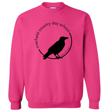 Load image into Gallery viewer, Riverfield Country Day School - &quot;Raven Circle&quot; Youth/Adult  Crewneck Sweatshirt
