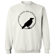 Load image into Gallery viewer, Riverfield Country Day School - &quot;Raven Circle&quot; Youth/Adult  Crewneck Sweatshirt
