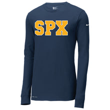 Load image into Gallery viewer, St. Pius X Catholic School - "SPX" Adult/Unisex Nike Dri-Fit Long Sleeve Tee
