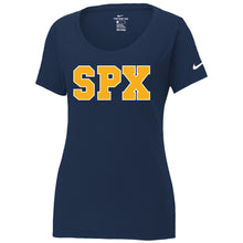 Load image into Gallery viewer, St. Pius X Catholic School - "SPX" Ladies Nike Dri-Fit Scoop Neck Tee
