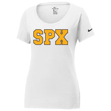 Load image into Gallery viewer, St. Pius X Catholic School - "SPX" Ladies Nike Dri-Fit Scoop Neck Tee