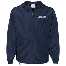 Load image into Gallery viewer, All Saints Catholic School - "Script" Adult Unisex Packable Anorak Jacket