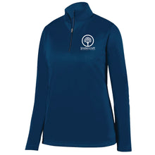 Load image into Gallery viewer, Undercroft Montessori Tulsa - "Tree" Ladies 1/4 Zip Performance Fleece Pullover