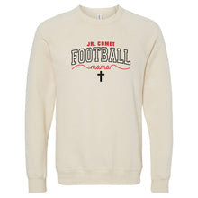 Load image into Gallery viewer, Junior Comets Football - "Football Mama" Adult Crewneck Sweatshirt