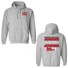 Load image into Gallery viewer, Bishop Kelley High School - "Juniors Class of 2028" Adult/Unisex Hooded Sweatshirt