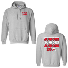 Load image into Gallery viewer, Bishop Kelley High School - "Juniors Class of 2028" Adult/Unisex Hooded Sweatshirt