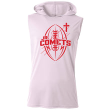 Load image into Gallery viewer, Junior Comets Football - "Blueprint" Youth/Adult Peformance Hooded Sleeveless T