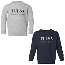 Load image into Gallery viewer, Tulsa Classical Academy - Toddler Fleece Crewneck Sweatshirt