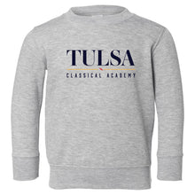 Load image into Gallery viewer, Tulsa Classical Academy - Toddler Fleece Crewneck Sweatshirt