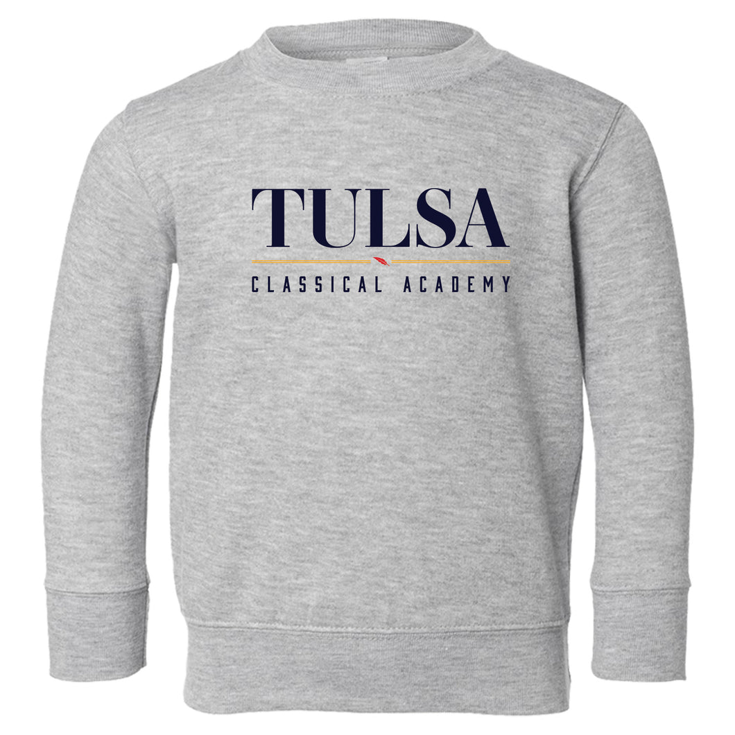 Tulsa Classical Academy - Toddler Fleece Crewneck Sweatshirt