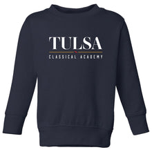 Load image into Gallery viewer, Tulsa Classical Academy - Toddler Fleece Crewneck Sweatshirt
