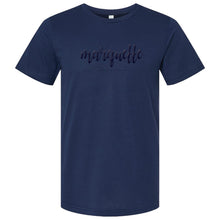 Load image into Gallery viewer, Marquette Teachers - "Puff Script" Adult Blended SS T