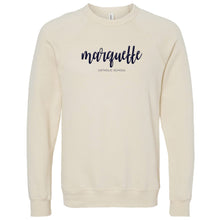 Load image into Gallery viewer, Marquette Teachers - "Puff Script" Adult Crewneck Sweatshirt