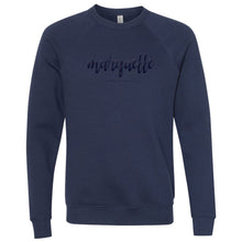 Load image into Gallery viewer, Marquette Teachers - "Puff Script" Adult Crewneck Sweatshirt